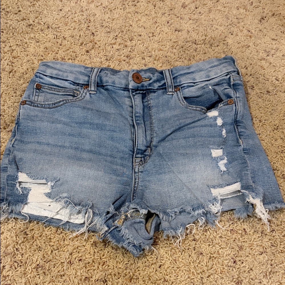 American Eagle Outfitters Light Blue Jean Shorts